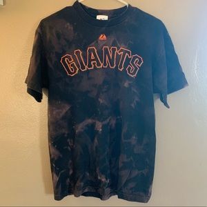 San Francisco Giants Lincecum Bleach Dye Tee - Medium